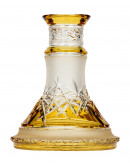 Γυάλα Caesar Crystal Bohemiae - Ice Cut - Cone Mini Amber