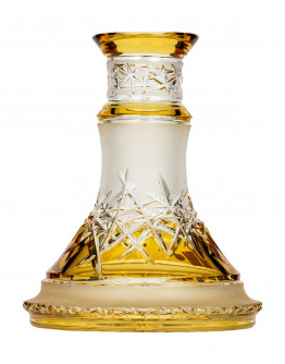 Γυάλα Caesar Crystal Bohemiae - Ice Cut - Cone Mini Amber