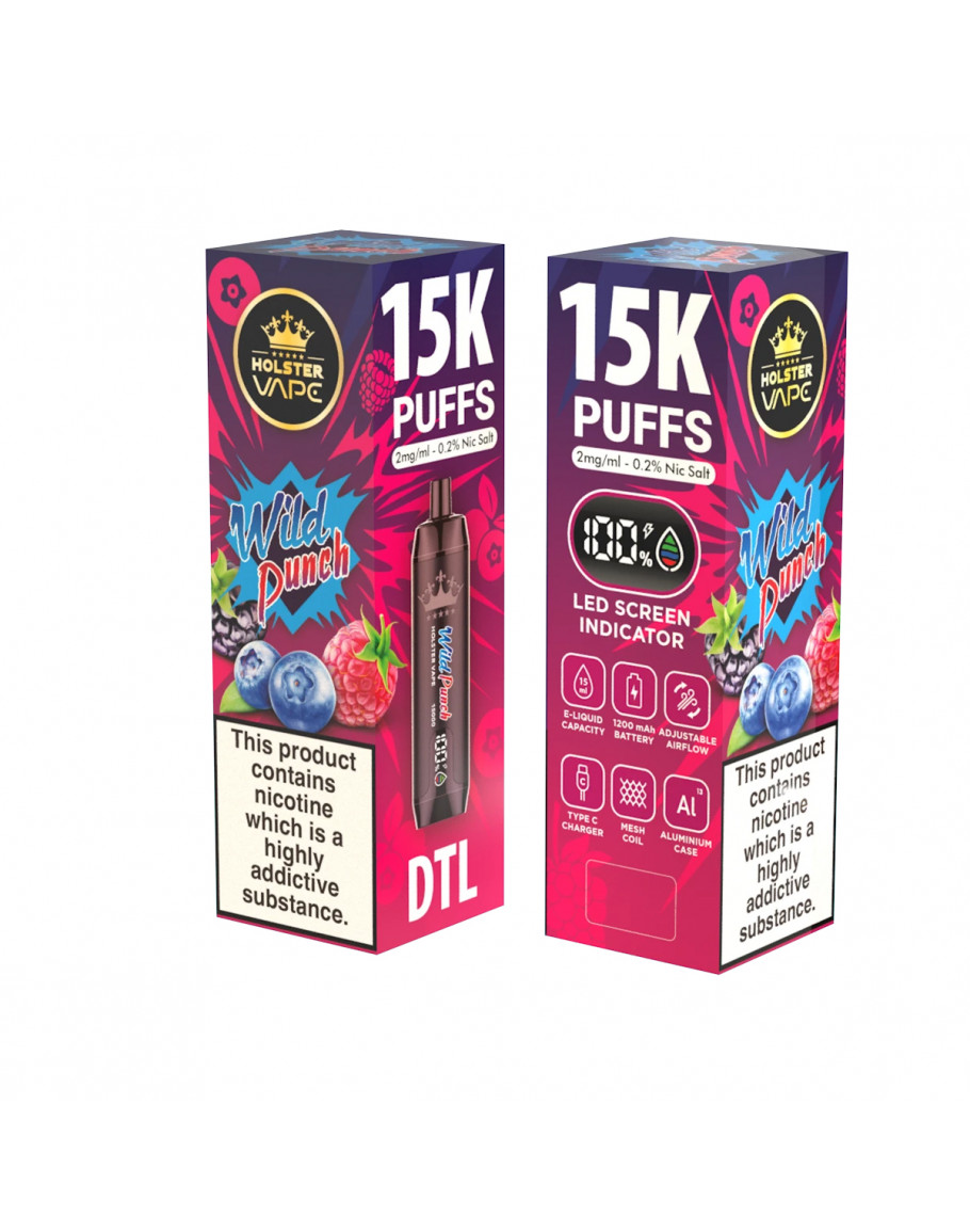 holster vape 15000 Strawberry Watermelon CBG/THC Vape Cartridge by Spinach