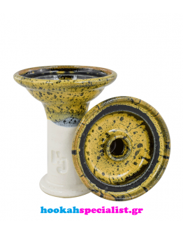 Hookah John Ferris Bowl - Yellowberry over White