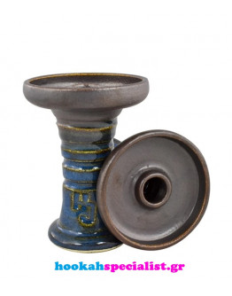 Hookah John Retro Harmony Bowl - Nut Blue